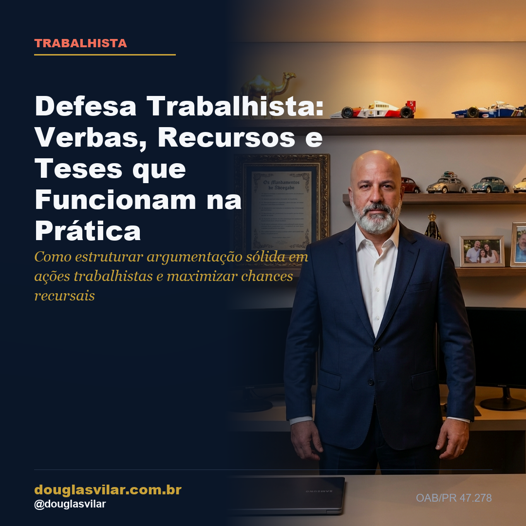 Capa: Defesa Trabalhista: Verbas, Recursos e Teses que Funcionam na Prática