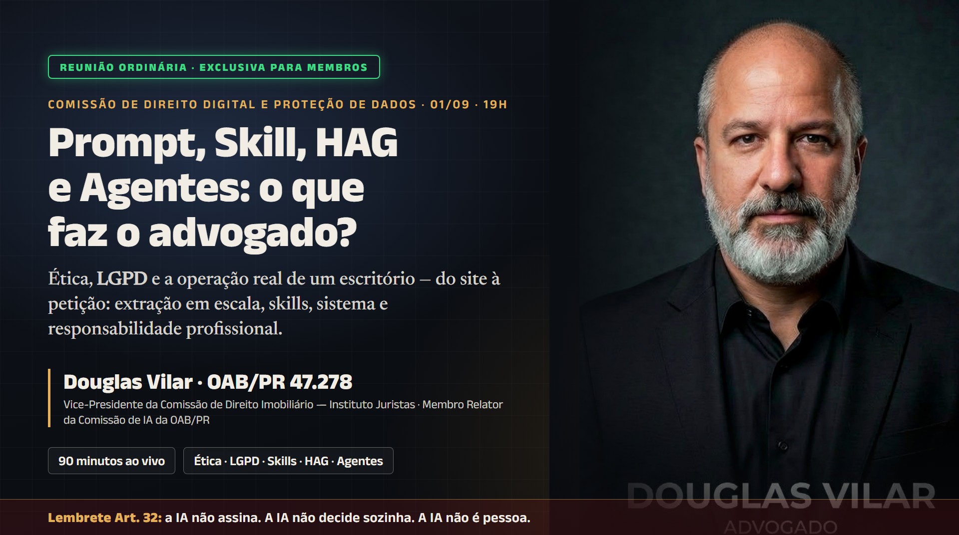 Slide — Prompt, Skill, HAG e Agentes