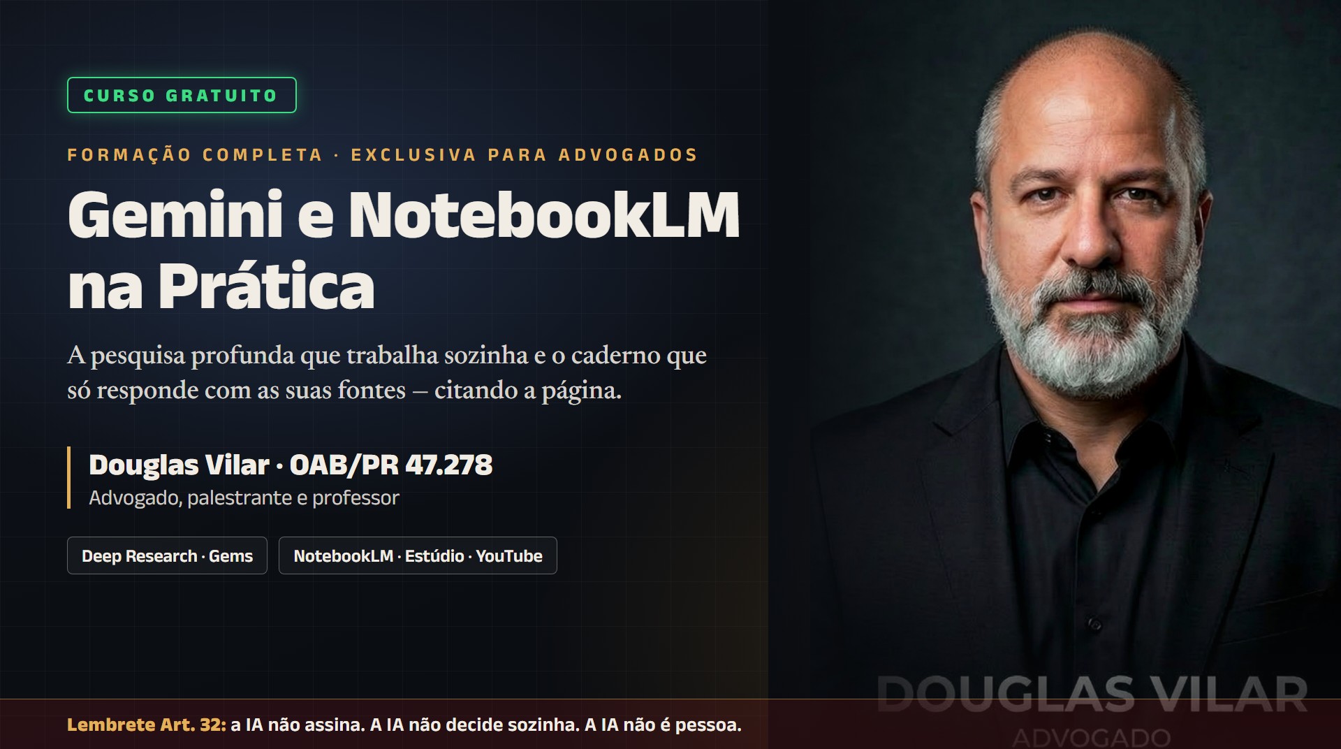 Slide — Gemini e NotebookLM na Prática